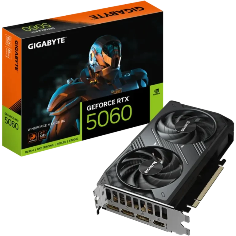 Gigabyte RTX 5060 8GB GDDR6 WINDFORCE MAX OC