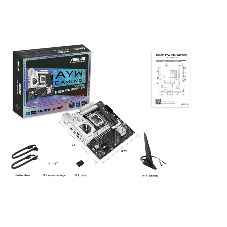 Asus B860M AYW Gaming WIFI Intel LGA1851 DDR5
