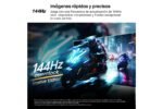 LG UltraGear 24G411A-B Monitor 23.8" FHD 144Hz 1ms