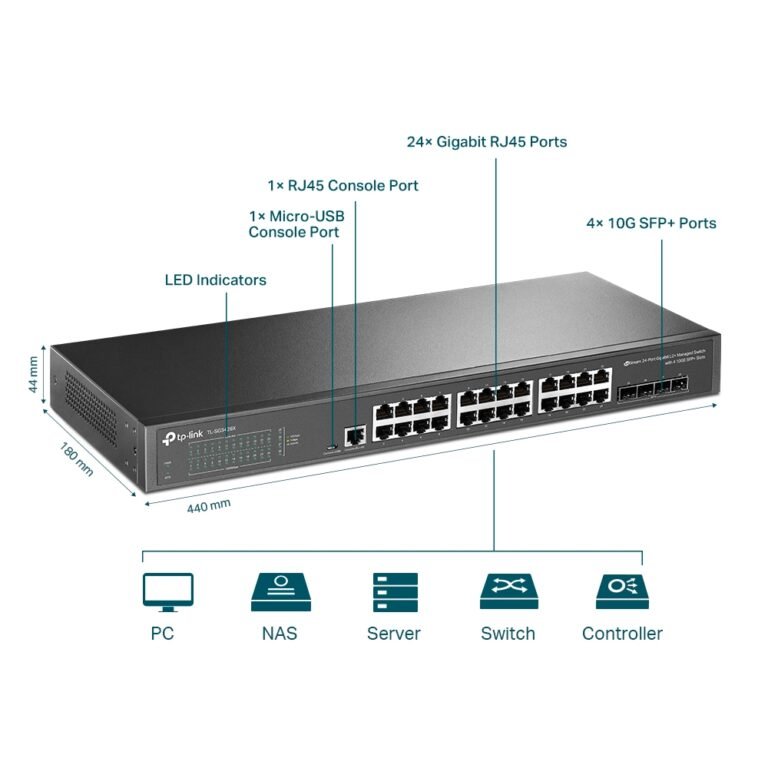 Tp-link TL-SG3428X Switch Administrable 24 Puertos L2+