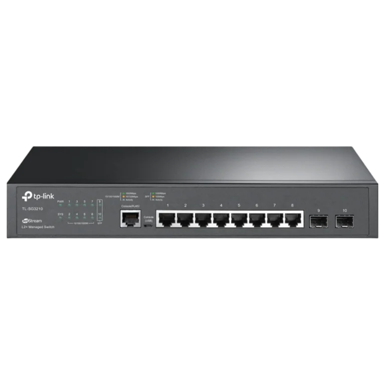 TP-link Tl-SG3210 Switch Administrable 8 Puertos + 2 SFP