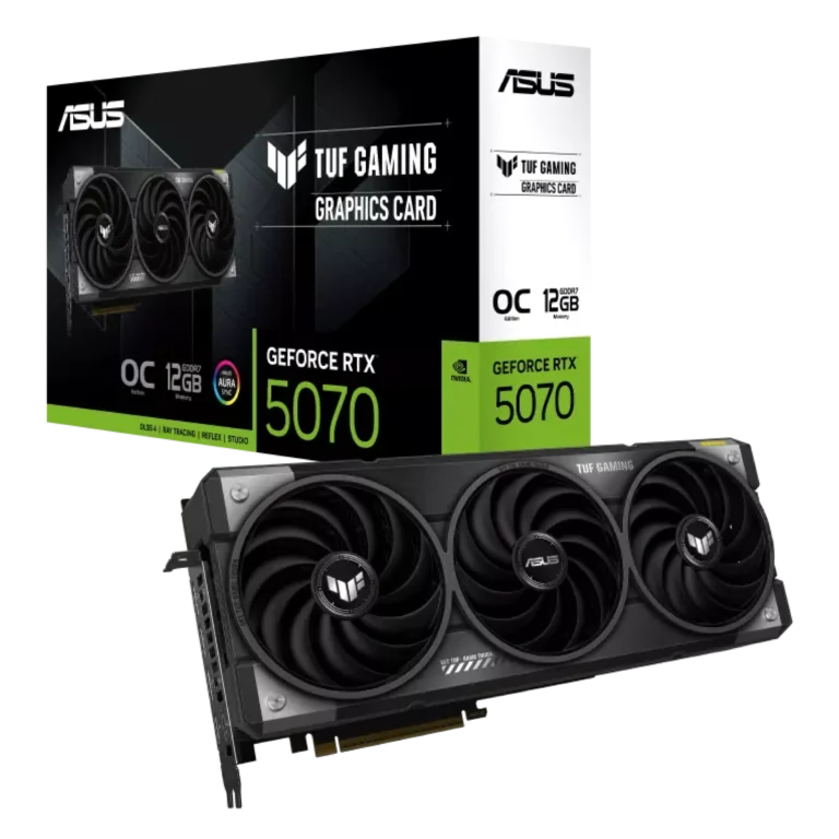 Asus TUF RTX 5070 OC 12GB GDDR7 Tarjeta de Video