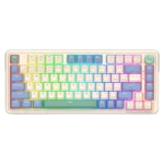 Redragon Ucal Pro K673CPG-RGB-PRO 75% Crema Morado Verde