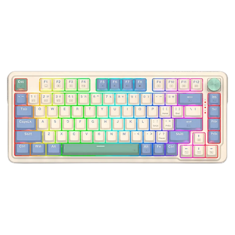 Redragon Ucal Pro K673CPG-RGB-PRO 75% Crema Morado Verde