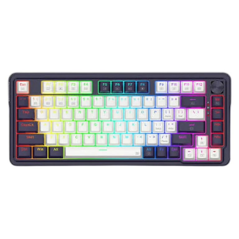 Redragon Ucal Pro K673WB-RGB-PRO 75% Gasket Mount Blanco Negro